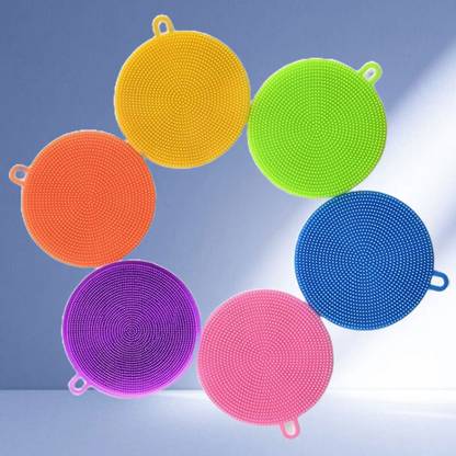 Mallade Flip DishEase Soft Round Brush Pad Dishwash Bar