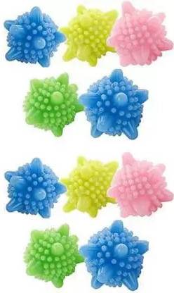 PROKAR Washing Machine Brush Laundry Dryer Ball for Cloths Cleaning SET OF 10 Dishwash Dishwash Bar
