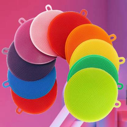Mallade Flip MultiMagic Silicone Scrub Disc Dishwash Bar