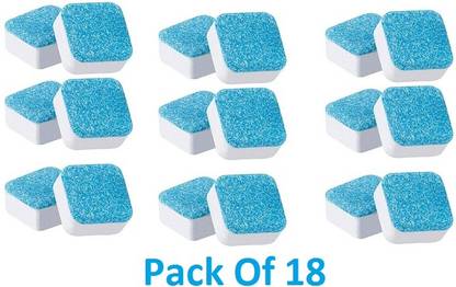 AirSoft 18 Washing Machine Cleaner Tablets Solid Washer Deep Cleaning for Washers Dishwash Bar