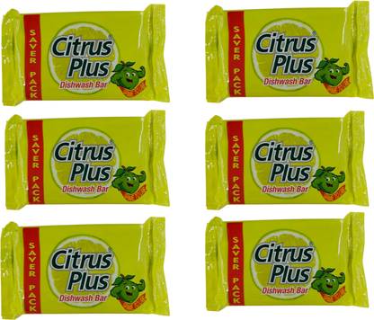 CITRUS PLUS Dishwashing bars pack of 10 dishwash bar 80g+80g= 160 g Dishwash Bar