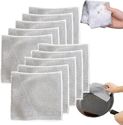 DR.GADGET Wire Dishcloth , Multipurpose Wire Dishwashing Rags Scrub Pad