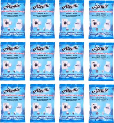 ATOMIC Washing Machine Cleaner Powder | Deep Clean For Top & Front Load Dishwashing Detergent