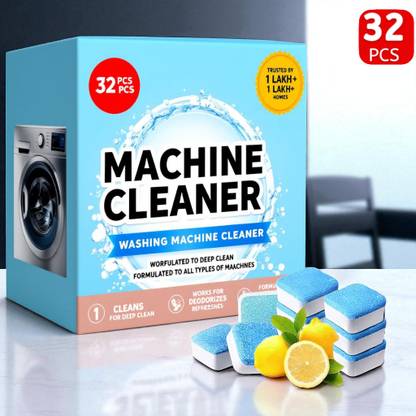 DrumWash 32 Pcs Ultimate Washing Machine Drum Cleaning Tablets | Magic Clean MU Dishwashing Detergent