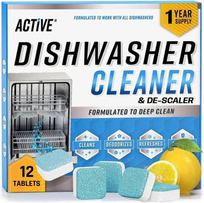 Eco-Gals Dishwasher Cleaner and De-scaler Tablets, Used to Clean Dishwasher Dishwashing Detergent