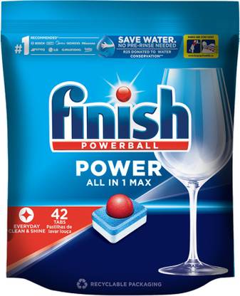 Finish Dishwasher All in 1 Max Powerball Dishwashing Detergent