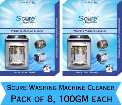 Scure WASHING MACHINE CLEANER POWDER FOR TUB/DRUM Dishwashing Detergent