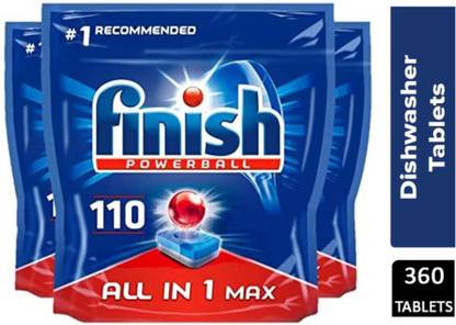 Finish All in 1 Max Dishwasher Tablets Original 110 Pack Dishwashing Detergent