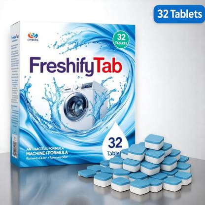 DrumWash 32 Pcs Washing Machine Drum wash Cleaning Tablets | Magic Clean ATD Dishwashing Detergent