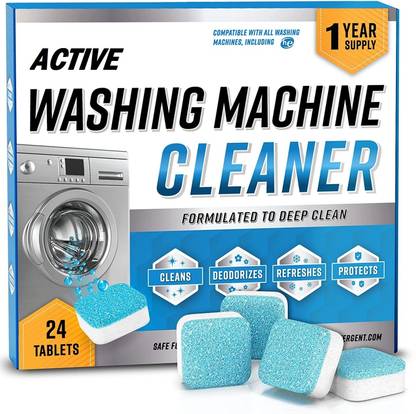BRILLIX Washing Machine Tablet Washer Cleaner Descaler, Solid Washing Machine Cleaner Dishwashing Detergent