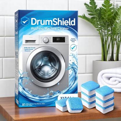 DrumShield Washing Machine Drum Cleaner Tablet Deep Clean Guard Crystal Dishwashing Detergent
