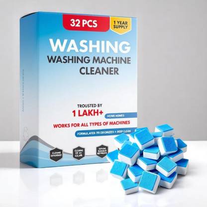 DrumWash 32 Pcs Washing Machine Drum wash Cleaning Tablets | Magic Clean UC Dishwashing Detergent