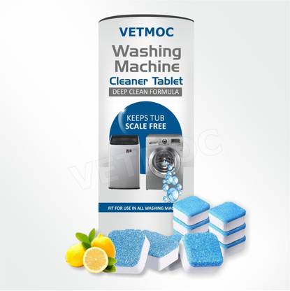 AZAL Washing Machine Cleaner Tablet, Descaling Powder Tablets Dishwash Bar