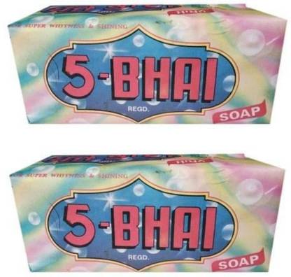 FIVE BHAI 5 - Bhai Soap 900gm x 2 Packet Dishwashing Detergent