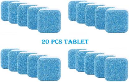 GKN 20 Pcs Washing Machine Cleaner Descaler Deep Cleaning Tablet For All Machine Dishwashing Detergent