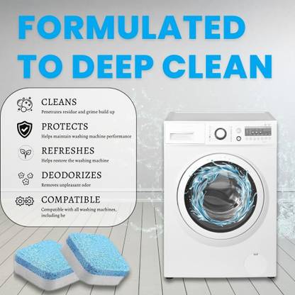 HELTROW Washing Machine Cleaner Triple Rim Block