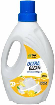 nilkanth creation hub Powerful Lemon Dishwashing Liquid Gel - 1 Litre Refill Can - 100 Lemons Power Dishwashing Detergent