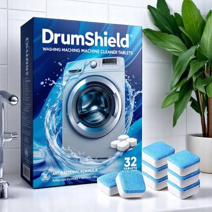 DrumShield Washing Machine Drum Cleaner Tablet Deep Clean Active Max Dishwashing Detergent