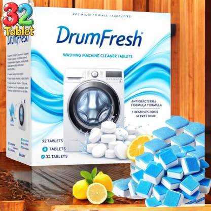 DrumFresh Washing Machine Drum Cleaner 32 Tablet Smart Dishwashing Detergent