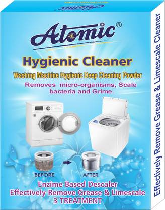 ATOMIC Washing Machine Cleaner For Top & Front Load | Tub/Drum Descaler Dishwashing Detergent