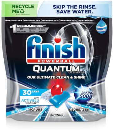 Finish Powerball Quantum Ultimate 30 Tablet Regular Dishwashing Detergent