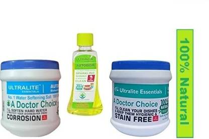 ultralite essentials Dishwasher DETERGENT ( 100% NATURAL for your healthy life )best from finish, ifb Dishwashing Detergent