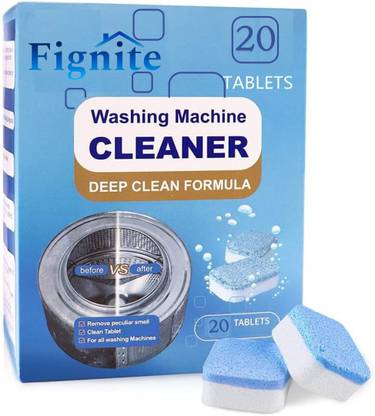 Fignite Ultimate Drum-Tub Cleaning Descaler Tablets for All Washing Machines Dishwashing Detergent