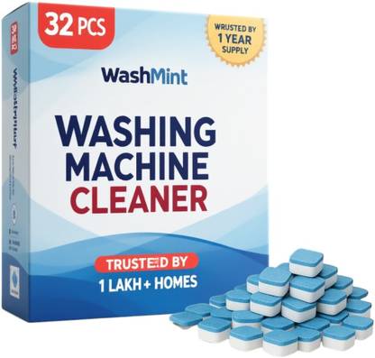 WashMint Washing Machine Cleaner Tablet Drum Cleaner Plus Super Dishwashing Detergent