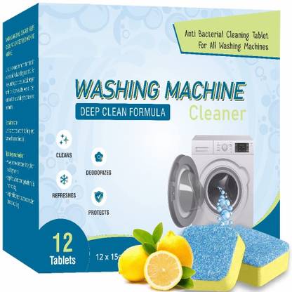 BELENZO Washing Machine Cleaner Descaler Deep Cleaning Tablets For HE Front & Top Loader Detergent Bar