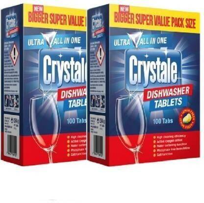 Crystale All In 1 Dishwasher Tablets Dishwashing Detergent