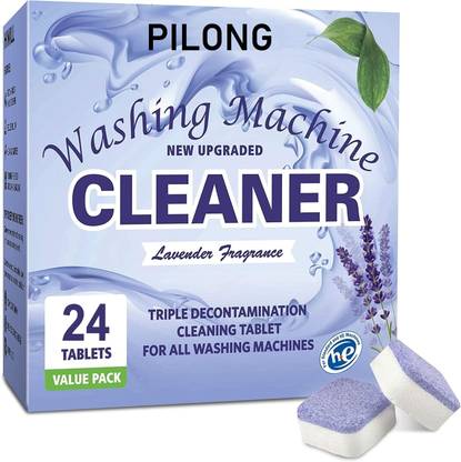 PILONG Washing Machine Cleaner Tablet, Deep Cleaning Tablet for Tub/Drum/Laundry Dishwashing Detergent