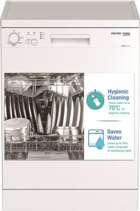 Voltas Beko 14 Place Settings Dishwasher with Inbuil Voltas Beko 14 Place Settings Dishwasher with Inbuil