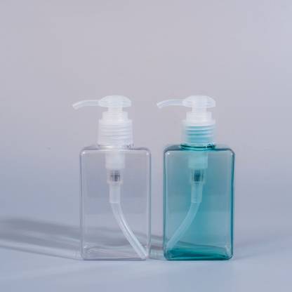 colour"s professional Empty Pump Bottle Dispenser For Lotion, Shower Gel And Hand Soap, 100 ml Bottle Plastic Bathroom Set