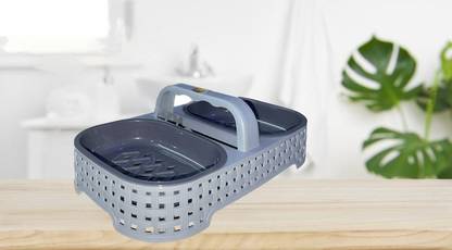 Nuwi Plastocrafts Soap Stand Soap Box Soap Holder Plastic Bathroom Set