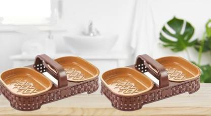 Nuwi Plastocrafts Soap Stand Soap Box Soap Holder Plastic Bathroom Set