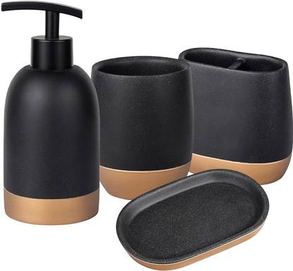 KUBER INDUSTRIES Polyresin Bathroom Set