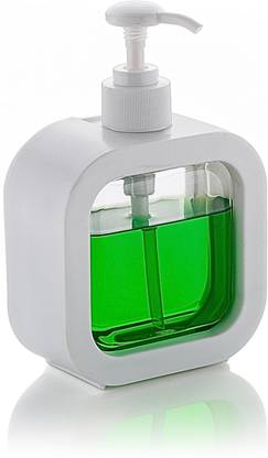 MAHADEV ENTERPRISE Generic Liquid Soap Dispenser Plastic 300 ML For Home & Kitchen Plastic Bathroom Set