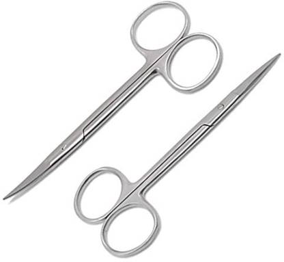 mediwave Dressing Scissors 5" Curved & Straight Curved And Angled Dissecting Scissors