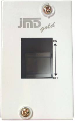 jmD Gold Db Spn 2 Way Mcb & Rccb Wall Plate Single Door Mcb Box Distribution Board