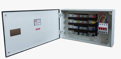 Selvo 100 Amps 415 Volts Busbar chamber ( Fitted with 100A Four Pole isolator ) Distribution Board