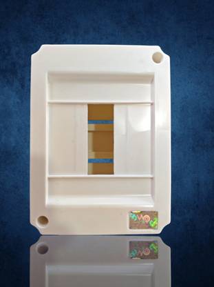 WALLPLAST 4 pole Way MCB Box Encloser Plastic Distribution Board