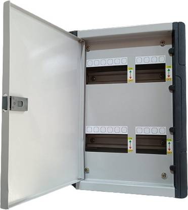 MME TPN Metal Double Door MCB Box (4 Way TPN) Distribution Board Distribution Board