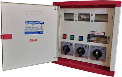Selvo 4 Ways TPN Phase Selector (Rotary switches fitted) Distribution Board