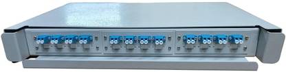 RAMEX 19" Inches Pigtails Loaded 24 Port LC/PC LIU/FDB/Fiber Optic Patch Panel Distribution Board