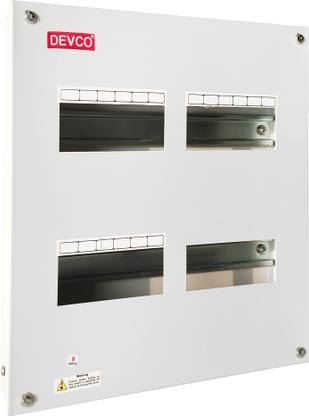 DEVCO 8 Way TPN MCB Box, Single Door Mcb Distribution Board