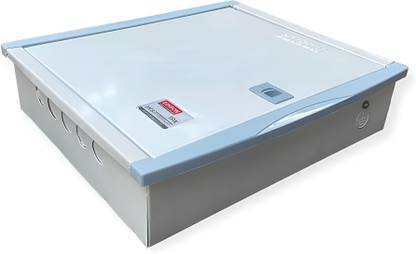 Edison 6 Way TPN Three Phase Neutral Double Door MCB Distribution Box- Contain 24 mcb's Distribution Board