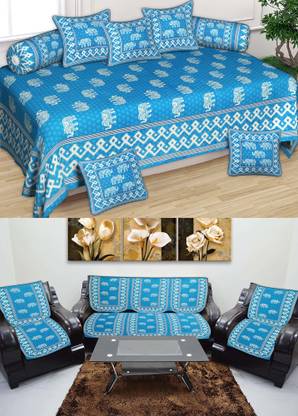 SkyKross Cotton Animal Diwan Set