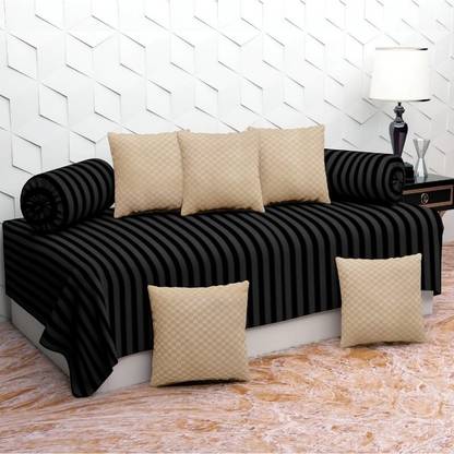 BROMWICK Polycotton Striped Diwan Set