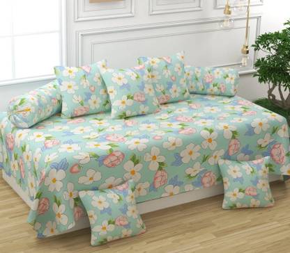 CHHILAKIYA Cotton Floral Diwan Set