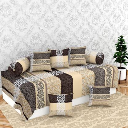 BROMWICK Polycotton Damask Diwan Set